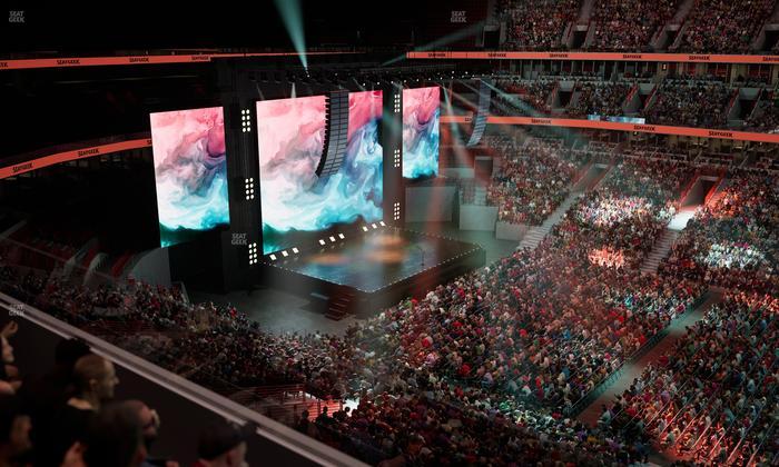 United Center - Section 316 A Seat View