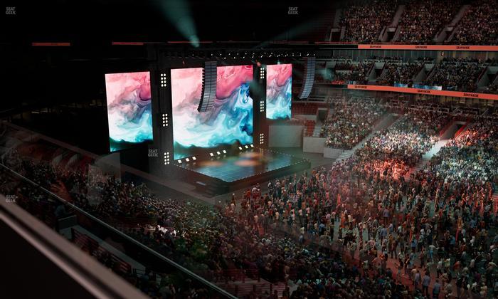 United Center - Section 316 Seat View