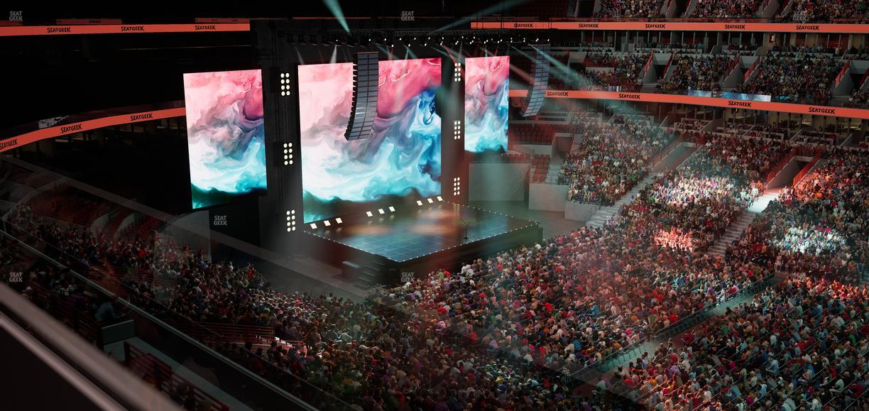 United Center - Section 316 Seat View