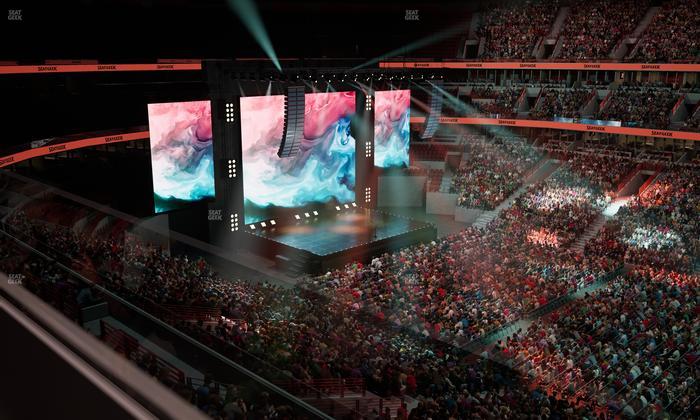 United Center - Section 316 Seat View