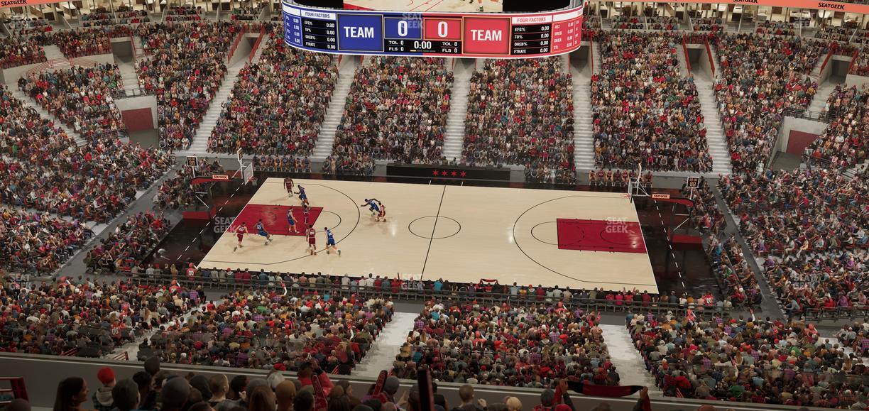 United Center - Section 317 Seat View