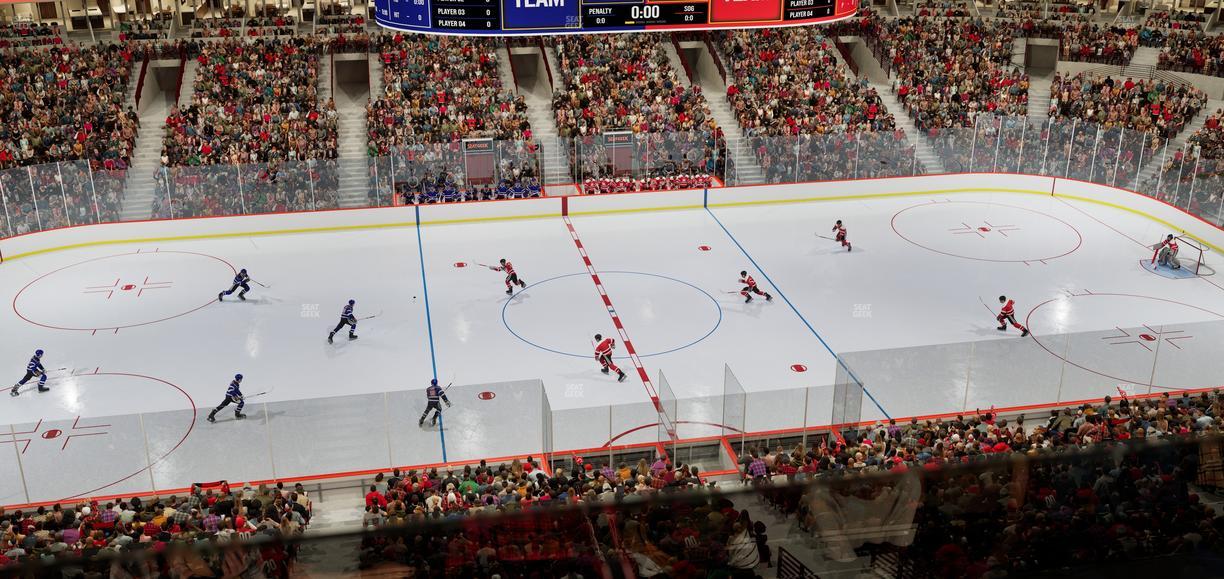 United Center - Section 318 A Seat View