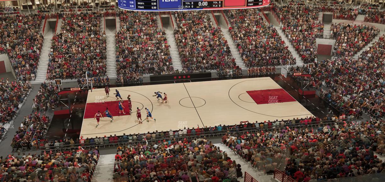 United Center - Section 318 A Seat View