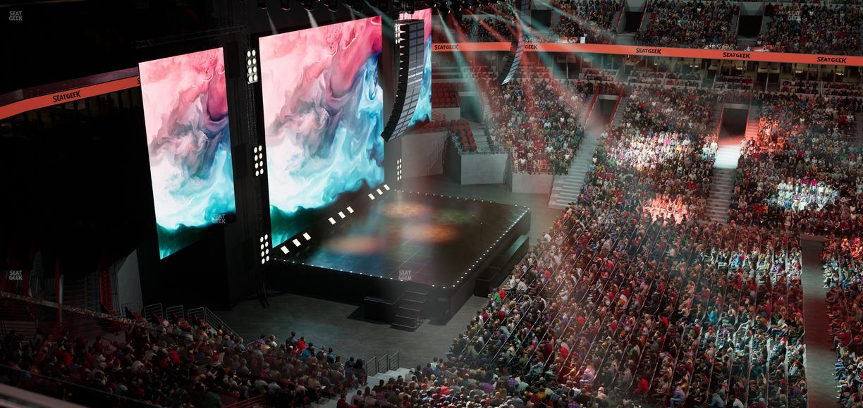 United Center - Section 318 A Seat View