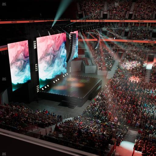 United Center - Section 318 A Seat View