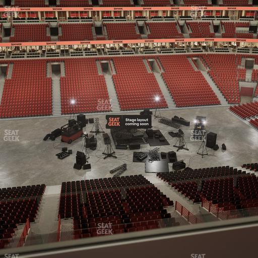 United Center - Section 318 A Seat View