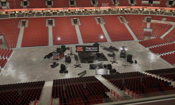 United Center - Section 318 A Seat View