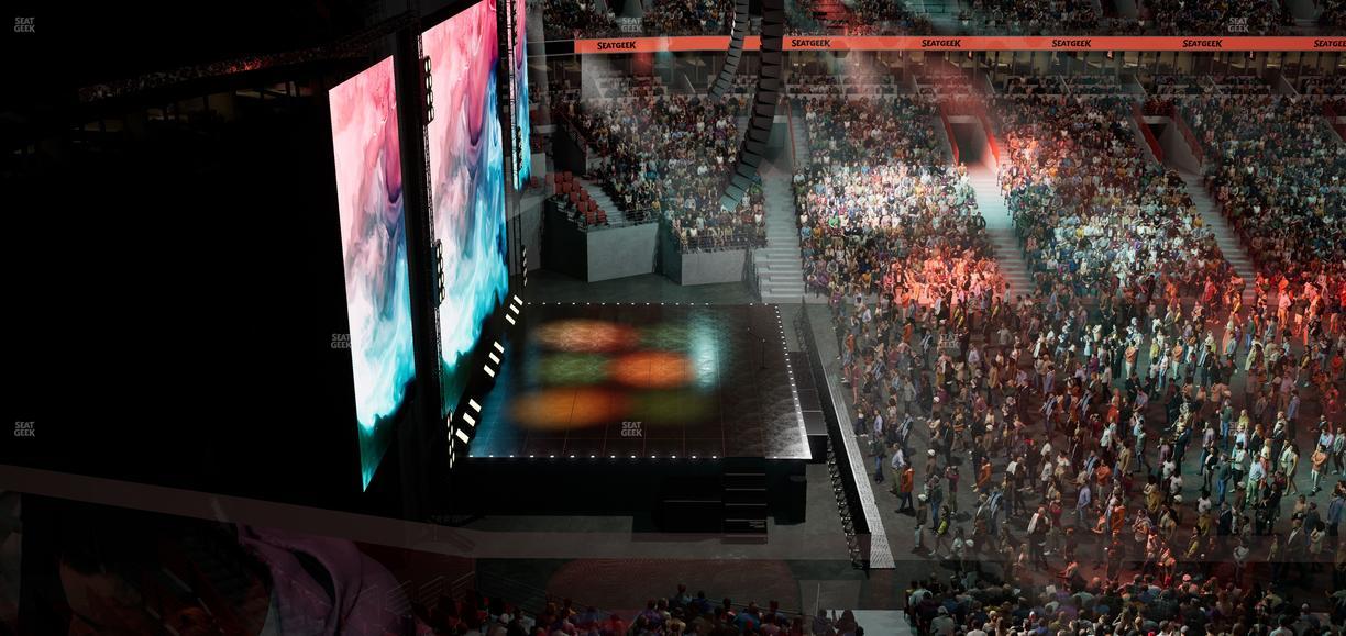 United Center - Section 320 Seat View