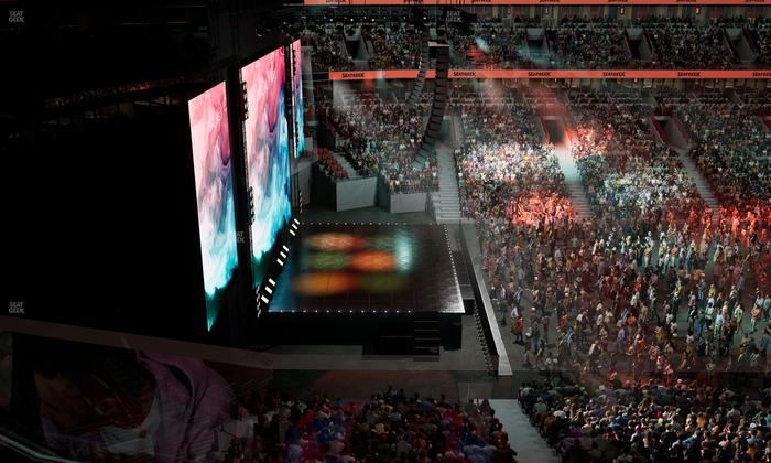 United Center - Section 320 Seat View