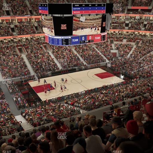 United Center - Section 320 Seat View