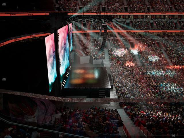 United Center - Section 320 Seat View