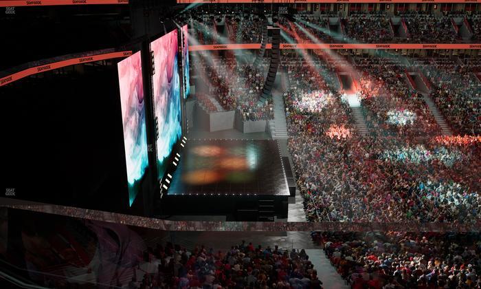 United Center - Section 320 Seat View