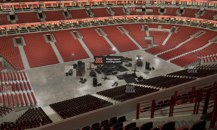 United Center - Section 320 Seat View