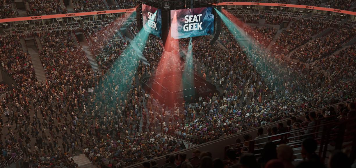 United Center - Section 320 Seat View