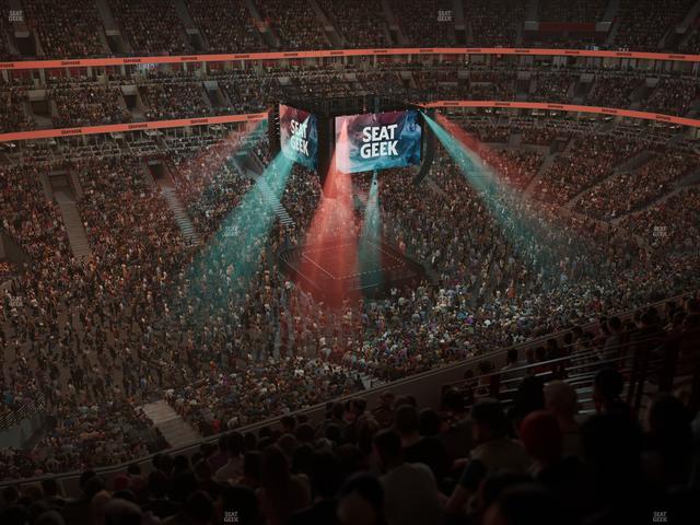 United Center - Section 320 Seat View