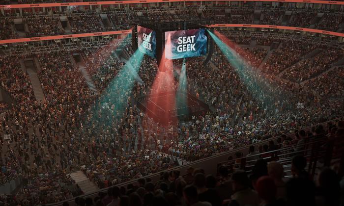 United Center - Section 320 Seat View