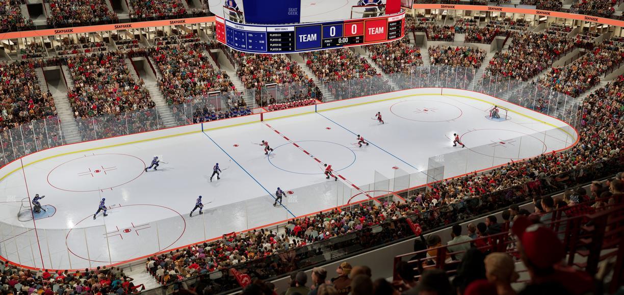United Center - Section 320 Seat View
