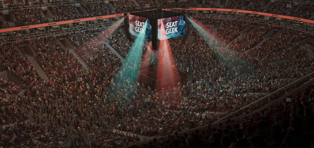 United Center - Section 321 Seat View