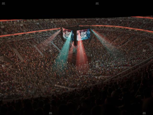 United Center - Section 321 Seat View