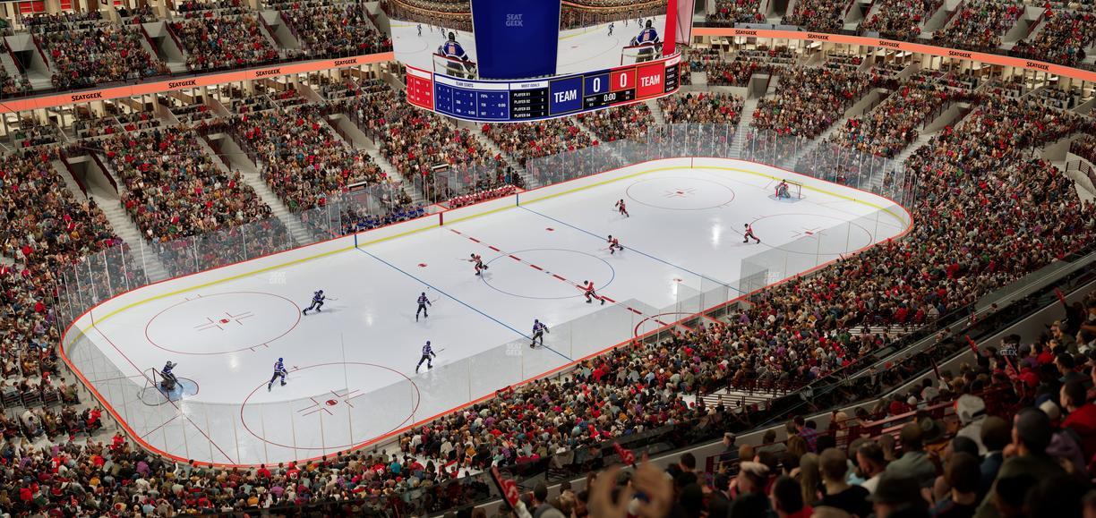 United Center - Section 321 Seat View