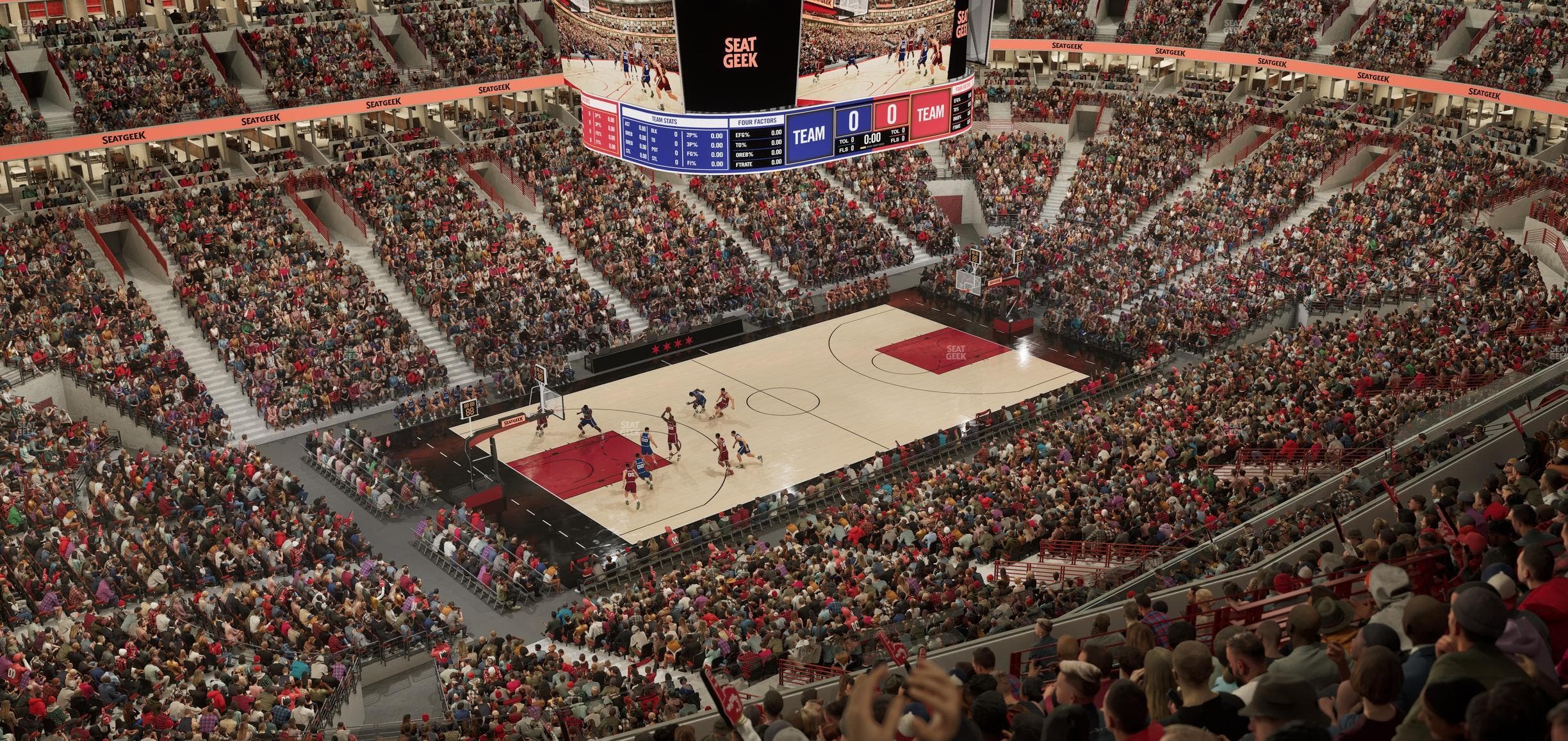 United Center - Section 321 Seat View