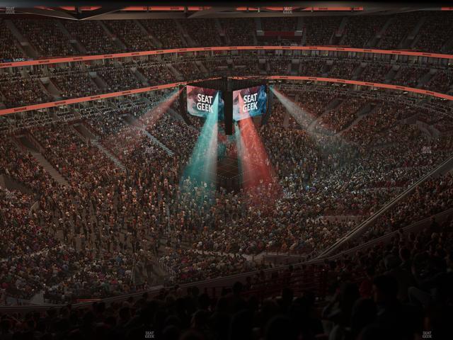 United Center - Section 322 A Seat View