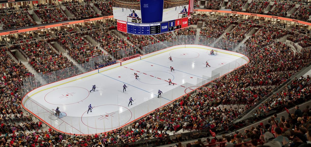 United Center - Section 322 A Seat View