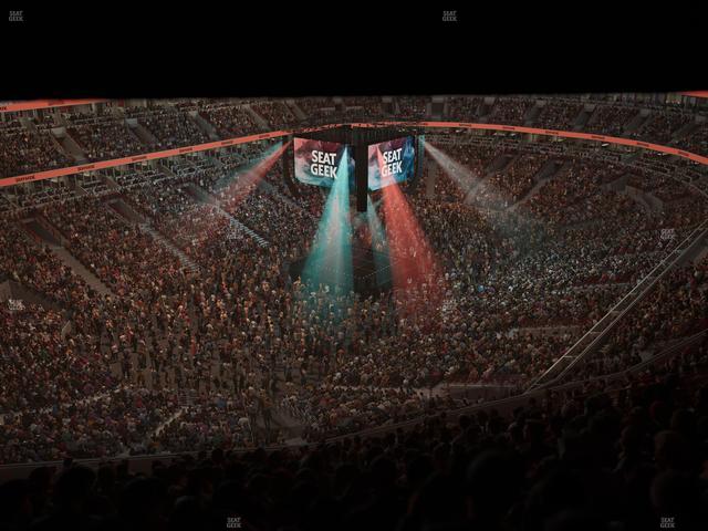 United Center - Section 322 Seat View