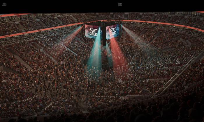 United Center - Section 322 Seat View