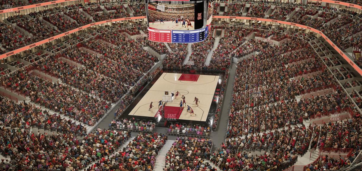 United Center - Section 325 A Seat View