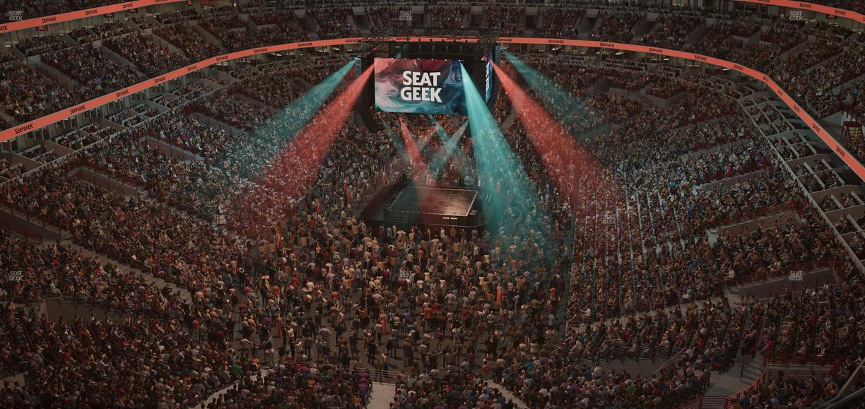 United Center - Section 325 A Seat View