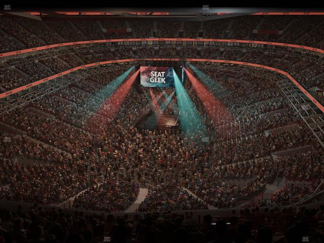 United Center - Section 325 A Seat View