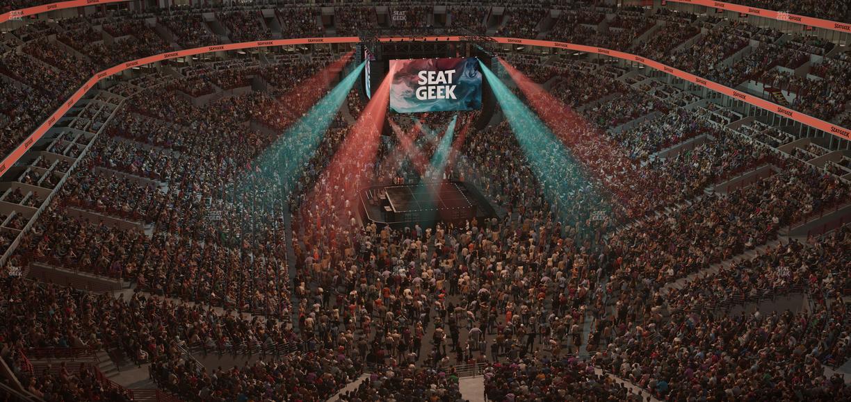 United Center - Section 327 A Seat View