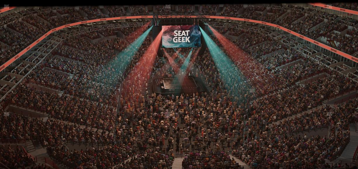 United Center - Section 327 Seat View