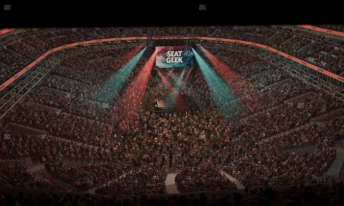 United Center - Section 327 Seat View