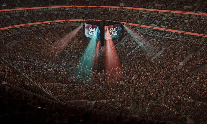 United Center - Section 330 A Seat View