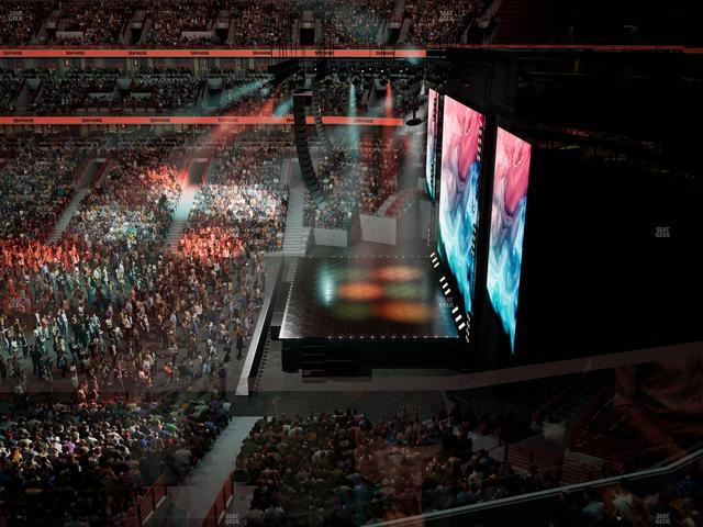 United Center - Section 332 Seat View United Center - Section 332 Seat View