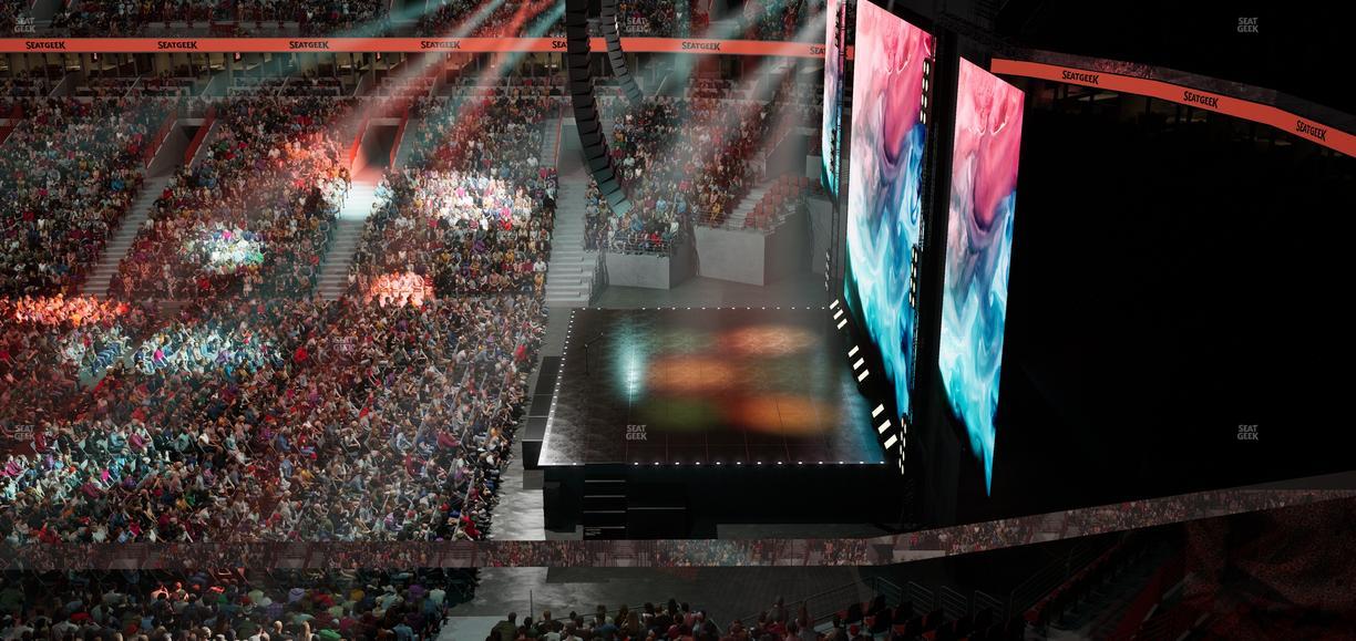 United Center - Section 332 Seat View