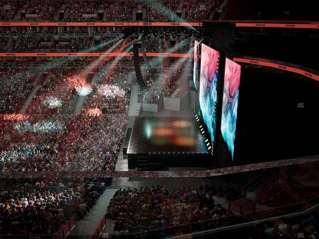 United Center - Section 332 Seat View