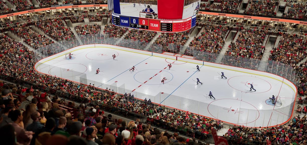 United Center - Section 332 Seat View