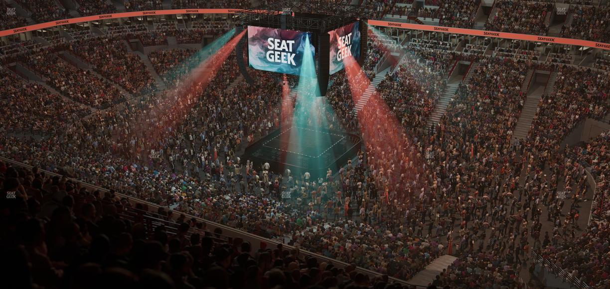 United Center - Section 332 Seat View