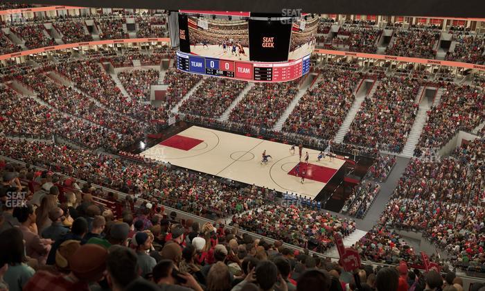 United Center - Section 332 Seat View