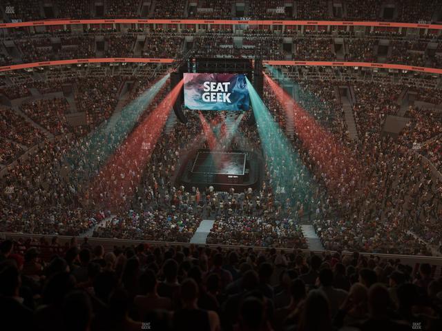 United Center - Section 334 Seat View