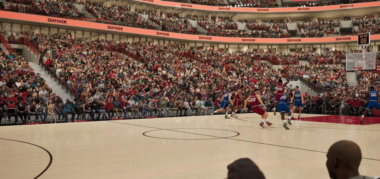 United Center - Section Bench East Seat View