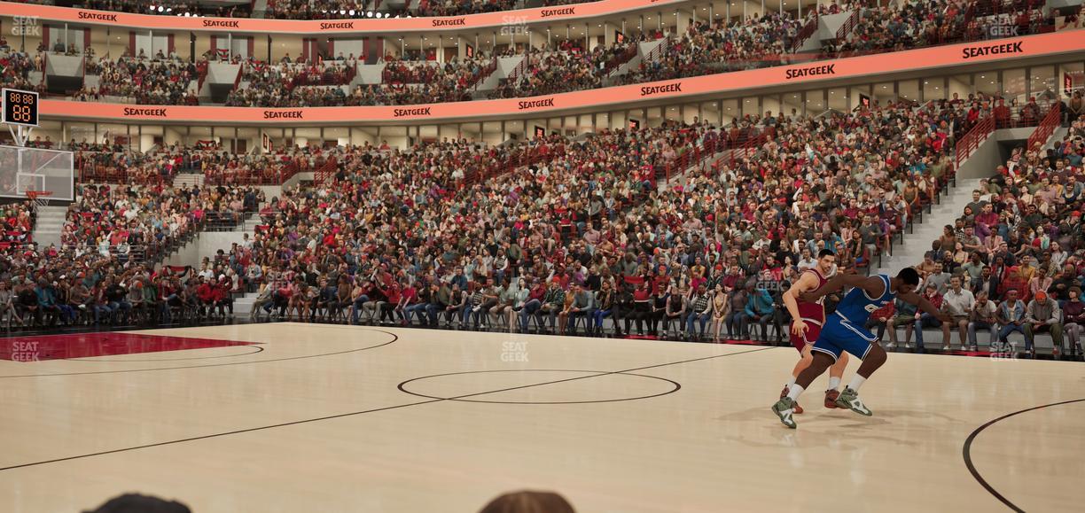 United Center - Section Bench West Seat View