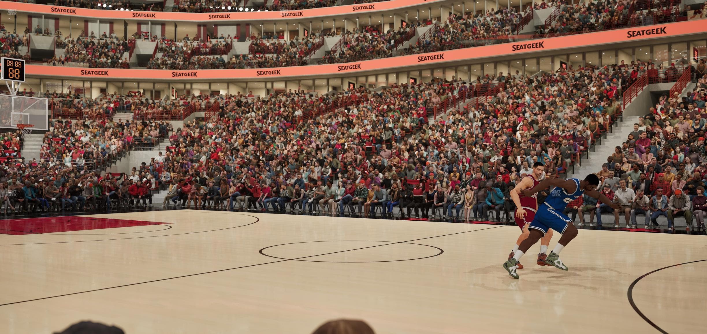 United Center - Section Bench West Seat View
