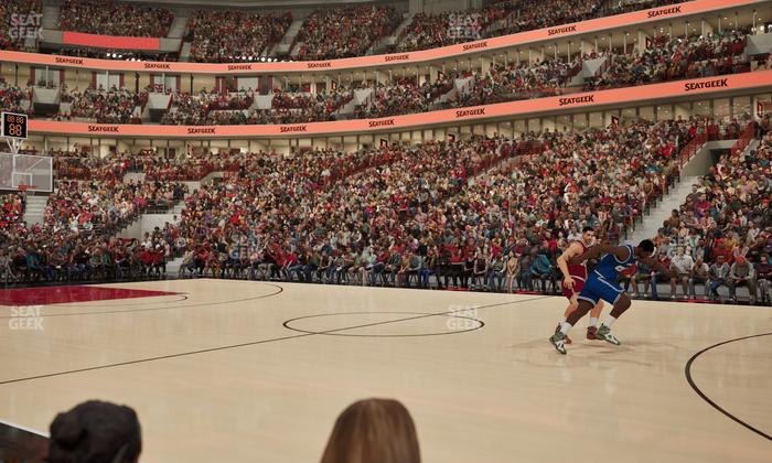 United Center - Section Bench West Seat View