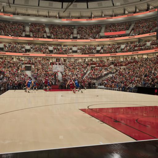 United Center - Section Courtside East Seat View