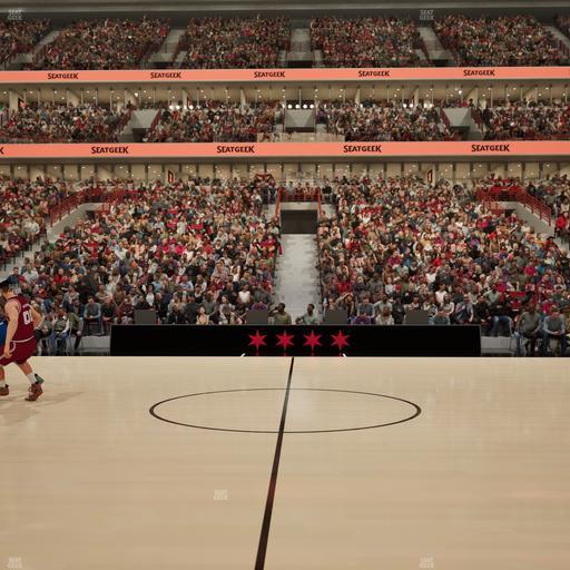 United Center - Section Courtside South Seat View