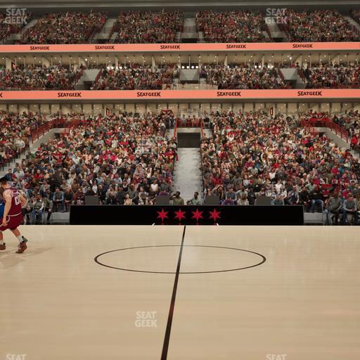 United Center - Section Courtside South Seat View